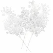 Loberon Deko-Blume 3er Set Tilly - weiß