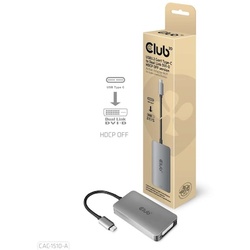 Club 3D USB 3.2 auf Dual Link DVI-D HDCP OFF aktiv St./ Bu. für Cinema Displays