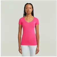 G-Star Base Kurzarm-t-shirt Mit V-ausschnitt - Pink - 2XL