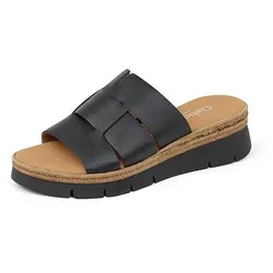 Plateau-Pantolette Gabor Comfort schwarz, 43