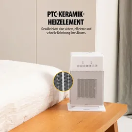 Tristar 2er SET Keramik Elektroheizung 2in1 Heizlüfter & Luftbefeuchter 1800Watt