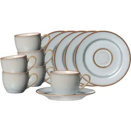 Ritzenhoff & Breker Portofino Espressotasse mit Untertasse 0,09 l Grau 6 St.