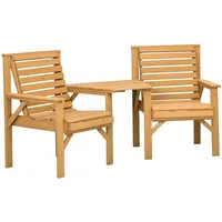 Outsunny Bistroset 3-tlg. Braun