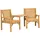 Outsunny Bistroset 3-tlg. Braun