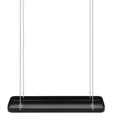 Esschert Design Pflanzentablett rechteckig 38 x 15 cm schwarz