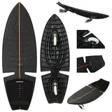 F2 Waveboard F2 Surf Waveboard Carving Board Street Surfer Skateboard Schwarz 2025 schwarz
