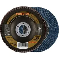 RHODIUS PROline LGZ F1 Fächerschleifscheibe 115 x 22,23 mm