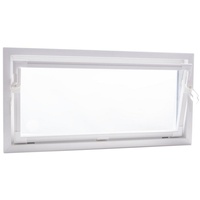 ACO Nebenraumfenster Kippflügel Einfachglas Fenster weiß Kippfenster Keller«, wärmeisolierende Kunststoff-Hohlkammerprofile