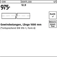 REIDL DIN 975 Gewindestange VG M12x1000 Stahl 12.9 blank