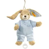 Steiff Hoppel Hase Spieluhr, blau, 20 cm