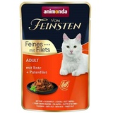 Animonda Vom Feinsten Adult Ente + Putenfilet Katzenfutter nass