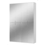 inn.furn Schuhschrank weiß 122 cm mit Spiegel SystemX
