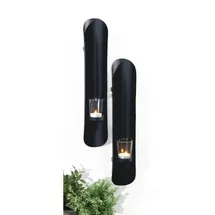 Mojawo 2er Set Wandkerzenhalter für Teelichter-M301891-Neu