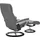 Stressless Stressless® Fußhocker »View« mit Signature Base,Gestell Schwarz grau