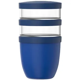 Mepal Ellipse Müslibecher 3-teilig Vivid blue 0,5 l / 0,2 l / 0,2 l