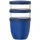 Mepal Ellipse Müslibecher 3-teilig Vivid blue 0,5 l / 0,2 l / 0,2 l