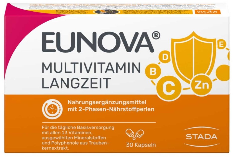 Preisvergleich Produktbild Eunova Langzeit Multivitamine und Mineralstoffe