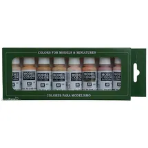 Vallejo Farbe Acrylfarbe Set 70124 Hauttöne