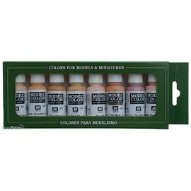 Vallejo Farbe Acrylfarbe Set 70124 Hauttöne