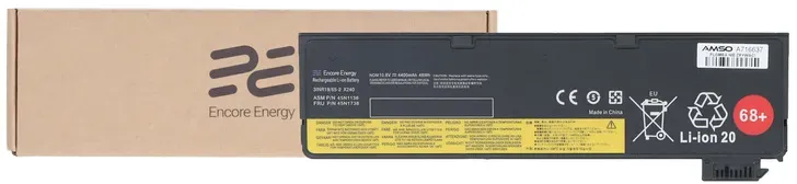 Neuer Encore Energy Akku für Lenovo ThinkPad T440 T450 T460 T550 W550s X240 X250 L450 L460 48Wh 10.8V 4400mAh 45N1125