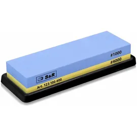 S&R Schleifstein doppelseitig 1000/4000