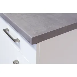 Flex-Well Küchenzeile »Kopenhagen, Breite 210 cm, inkl. Geschirrspüler«, Officeküche, wahlweise mit 2 Plattenkochfeld und/oder Mikrowelle
