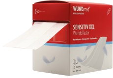 WUNDmed® Wundpflaster Sensitiv XXL, weiß, Hautfreundliche Pflaster für kleine bis mittelgroße Wunden, 1 Box = á 5 Meter
