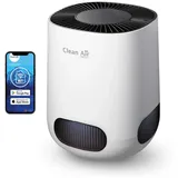 Clean Air Optima HEPA UV Ionisator Luftreiniger CA-502 Desktop Smart - Geeignet für kleine und große Räume bis 20m2 / 50m3 - Weiß