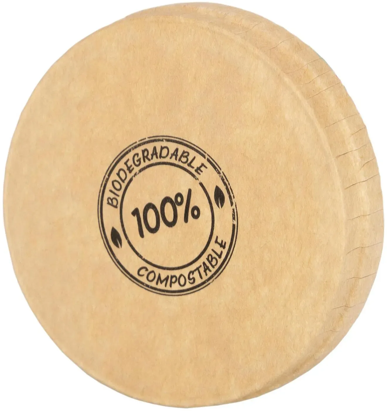 BIO Deckel für Dressingbecher aus Karton 60-100ml, O62mm 50 Stk.