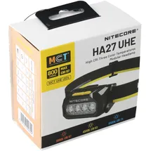 Nitecore Stirnlampe 800 Lumen, - LED, wiederaufladbar, mit Rotlicht, wasserdicht
