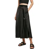 URBAN CLASSICS Satin Midirock Black XS