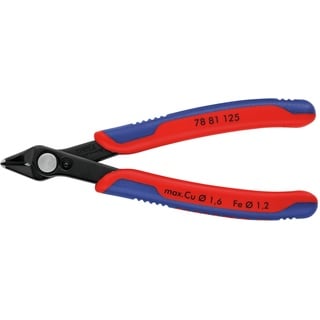 Knipex Super-Knips 78 81 125 Elektronik- u. Feinmechanik Printzange mit Facette