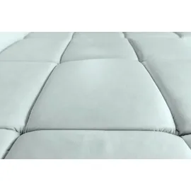 KAWOLA Sofa NELSON hellblau Recamiere rechts