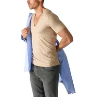 MEY Unterziehshirt "Dry Cotton Functional", Herren, Gr. 9, N-Gr, beige (natur), Single Jersey, Obermaterial: 57% Baumwolle, 38% Polyester, 5% Elasthan.