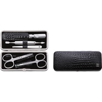 Zwilling Classic Inox Maniküre/Pediküre-Set Kroko schwarz 5-teilig