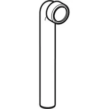 Geberit Ablaufanschlussbogen 152226111 Ø 50 mm, 90Grad, mit Quetschverschraubung