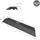 ML-Design WPC Abschlussleiste Ecke rechts 38 x 2 x 7,5 cm anthrazit