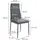 Vicco Esszimmerstuhl Grand Kunststoff grau 4er Set