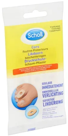 Scholl Druckschutz-Schaumpflaster Oval 9 Stück