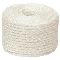 VidaXL Arbeitsseil Weiß 20 mm 100 m Polypropylen