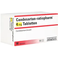 Candesartan-ratiopharm 4 mg Tabletten 98 St