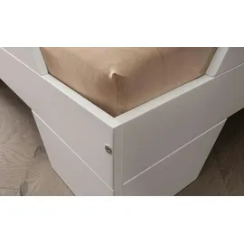 Massivholz Denver 95 x 26 cm Weiß