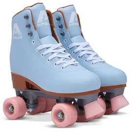 Apollo Rollschuhe Kinder und Erwachsene BLAU|rosa 39/42