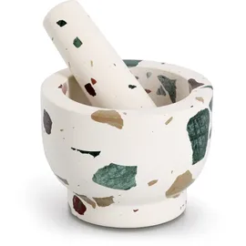 Zeller Mörser & Stößel-Set Terrazzo Ø 12 cm 1,7 kg
