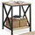 Tectake Beistelltisch Braun Eiche 40,5 x 40,5 x 52,2 cm