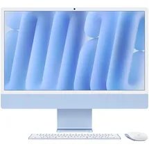 Apple iMac Blau CZ1E5-0121000 - 61cm24‘‘ M4 8?Core CPU, 8?Core GPU, 24GB RAM, 1TB SSD, Standardglas, Magic Keyboard