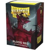 Dragon Shield Blood Red - Matte Sleeves | Standard Size