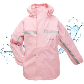 BMS Buddeljacke, Regenjacke für Kinder mit abnehmbarer Kapuze in rosa Größe 110 - 110