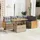 vidaXL Garten-Lounge-Set 6-tlg. beige