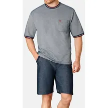 HAJO Schlafanzug Klima Light in Marine | Gr.: 54